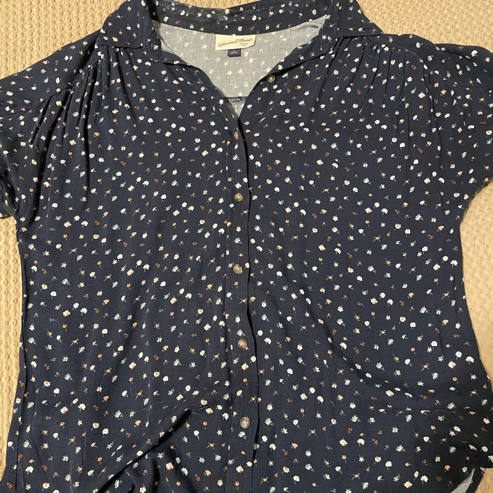 Target Floral Button Up Top